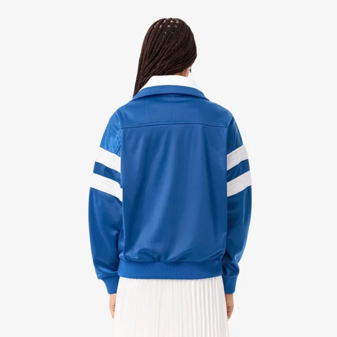 Sweats oversize en satin à rayures pointelles pour femme Sweats oversize en satin à rayures pointelles pour femme