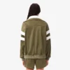 Sweats oversize en satin à rayures pointelles pour femme Sweats oversize en satin à rayures pointelles pour femme