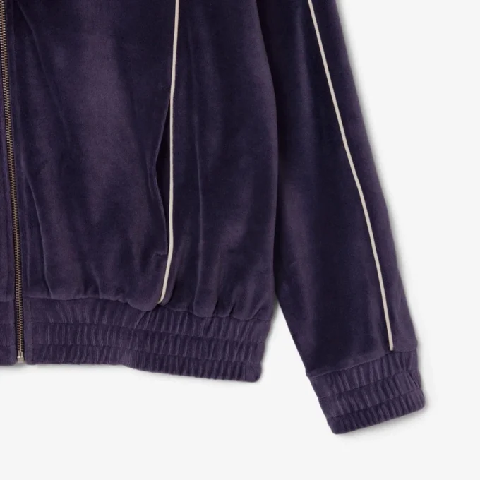 Sweats oversize en velours à fermeture éclair pour femme Sweats oversize en velours à fermeture éclair pour femme