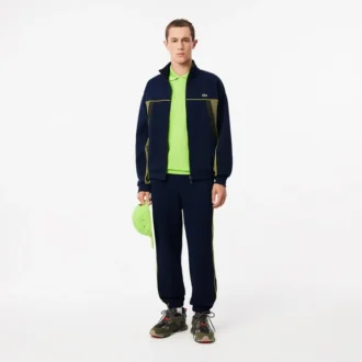 Sweats Piqua à fermeture éclair et coupe ample pour homme