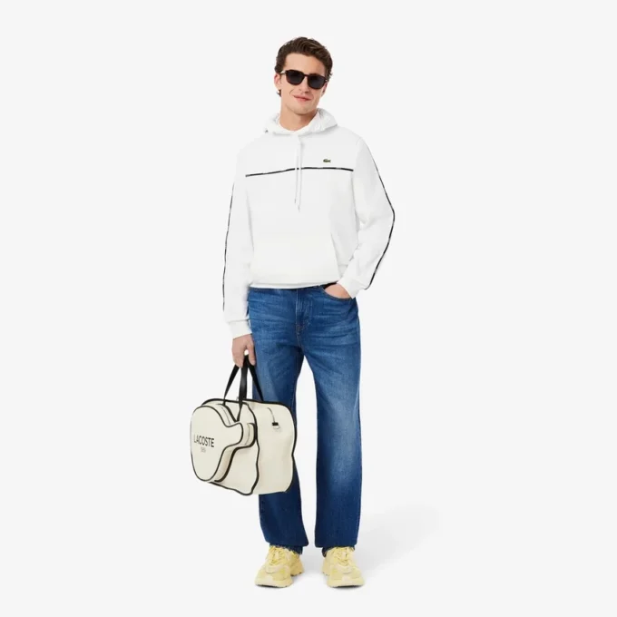 Sweats à rayures et logo pour homme, coupe classique