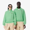 Sweats unisexes amples à demi-zip et badge Sweats unisexes amples à demi-zip et badge