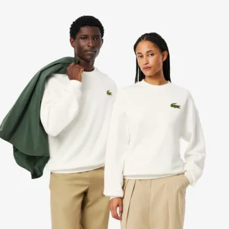 Sweats unisexes amples en molleton avec écusson