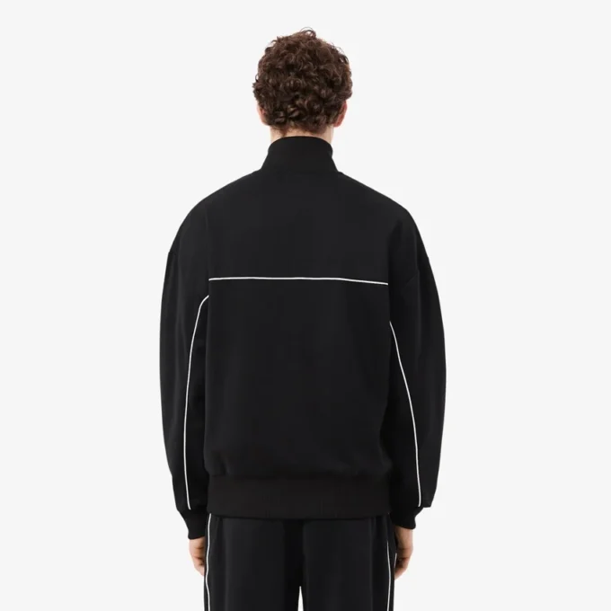 Sweats zippés avec bordures contrastées Sweats zippés avec bordures contrastées