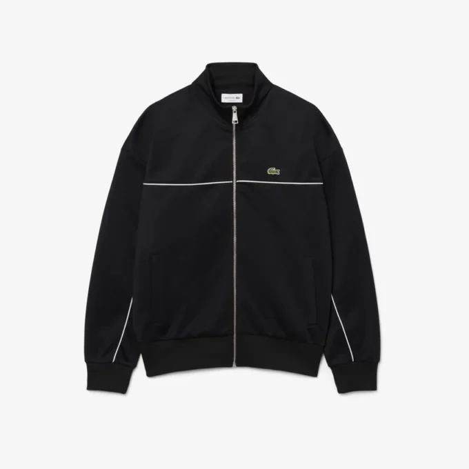 Sweats zippés avec bordures contrastées Sweats zippés avec bordures contrastées
