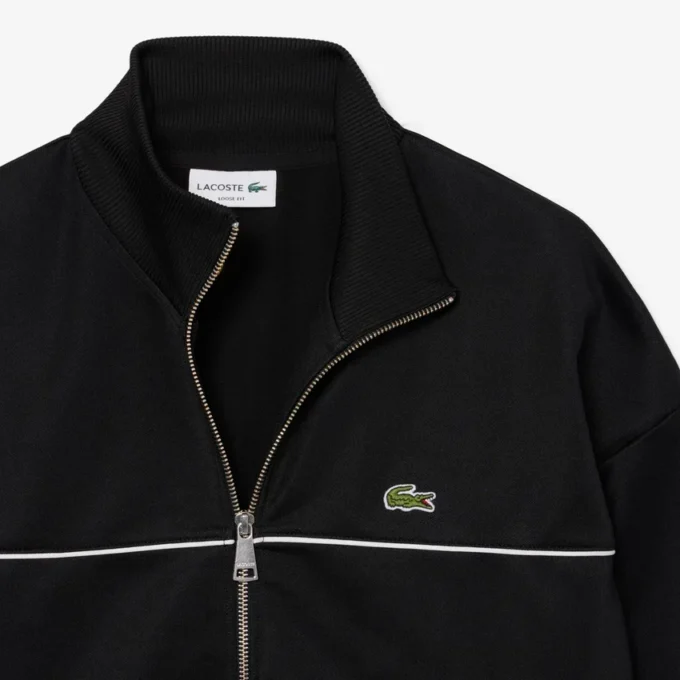 Sweats zippés avec bordures contrastées Sweats zippés avec bordures contrastées