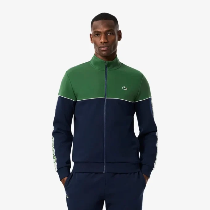 Sweats zippés à blocs de couleur pour homme Sweats zippés à blocs de couleur pour homme
