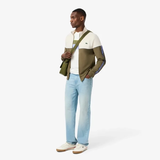 Sweats zippés à blocs de couleur pour homme Sweats zippés à blocs de couleur pour homme