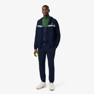 Sweats zippés à blocs de couleur pour homme