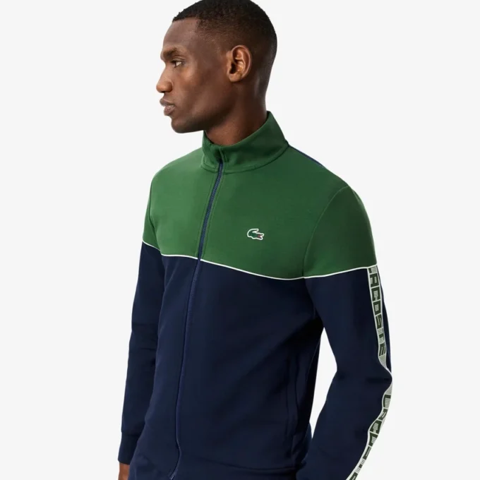 Sweats zippés à blocs de couleur pour homme Sweats zippés à blocs de couleur pour homme