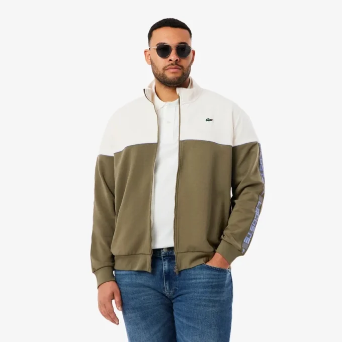 Sweats zippés à blocs de couleur pour homme Sweats zippés à blocs de couleur pour homme
