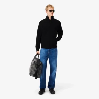 Sweats zippés en jersey double face pour homme