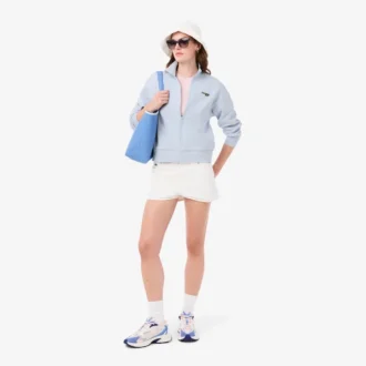 Sweats zippés à logo, coupe décontractée