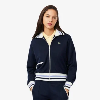 Sweats zippés à rayures pour femme