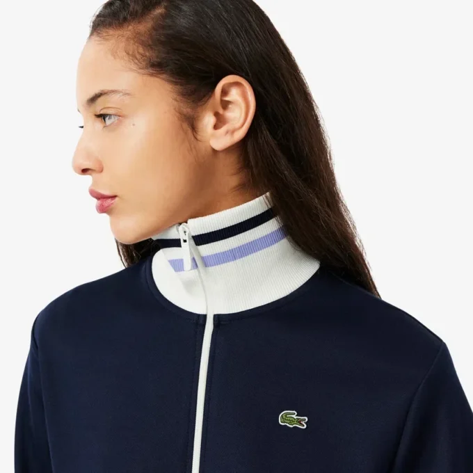 Sweats zippés à rayures pour femme Sweats zippés à rayures pour femme