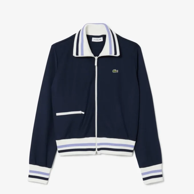 Sweats zippés à rayures pour femme Sweats zippés à rayures pour femme