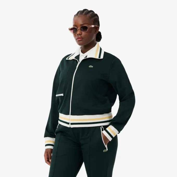 Sweats zippés à rayures pour femme Sweats zippés à rayures pour femme