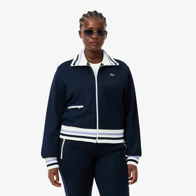 Sweats zippés à rayures pour femme Sweats zippés à rayures pour femme