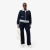 Sweats zippés à rayures pour femme Sweats zippés à rayures pour femme