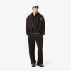 Sweatshirt polo en molleton coupe ample pour homme Sweatshirt polo en molleton coupe ample pour homme