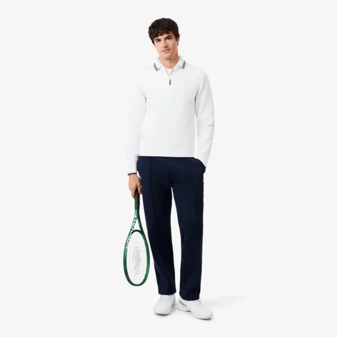 Sweatshirt zippé à col polo Tennis Heritage Sweatshirt zippé à col polo Tennis Heritage
