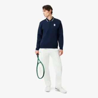 Sweatshirt zippé à col polo Tennis Heritage Sweatshirt zippé à col polo Tennis Heritage