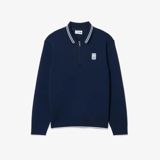 Sweatshirt zippé à col polo Tennis Heritage Sweatshirt zippé à col polo Tennis Heritage