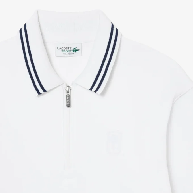 Sweatshirt zippé à col polo Tennis Heritage Sweatshirt zippé à col polo Tennis Heritage