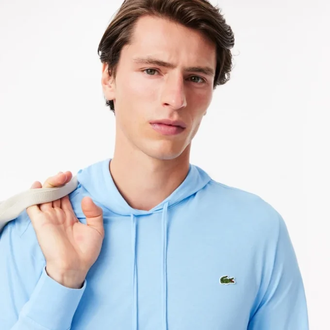 T-shirt à capuche à manches longues pour homme