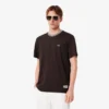 T-shirt à col rayé pour homme, fabriqué en France