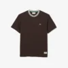 T-shirt à col rayé pour homme, fabriqué en France
