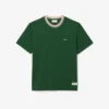T-shirt à col rayé pour homme, fabriqué en France