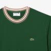 T-shirt à col rayé pour homme, fabriqué en France