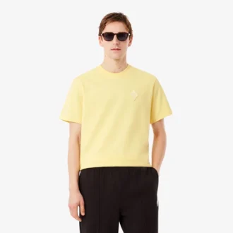 T-shirt coupe classique avec badge imposant