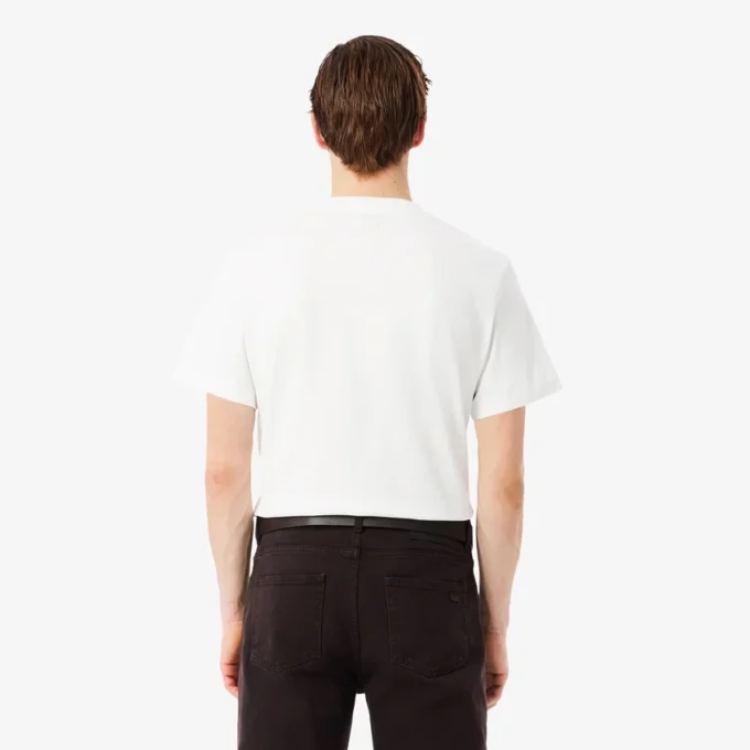 T-shirt coupe classique avec badge imposant