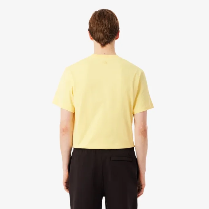T-shirt coupe classique avec badge imposant