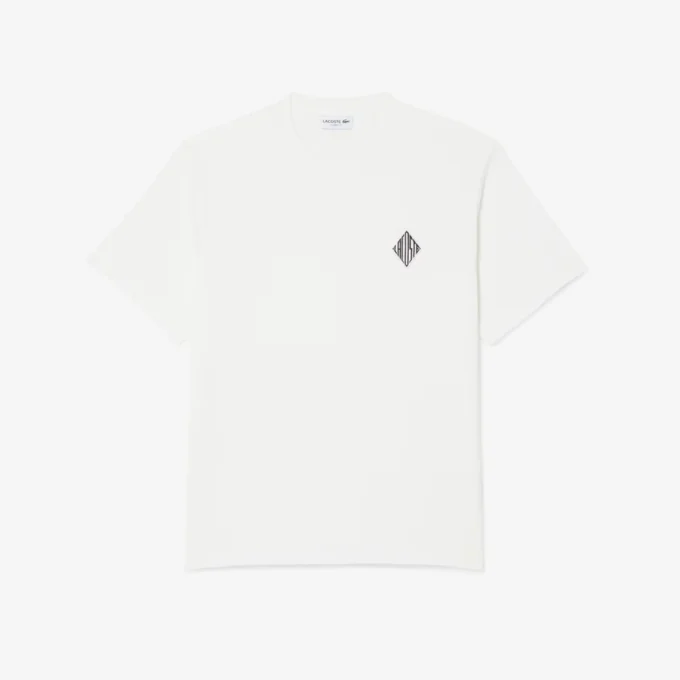 T-shirt coupe classique avec badge imposant