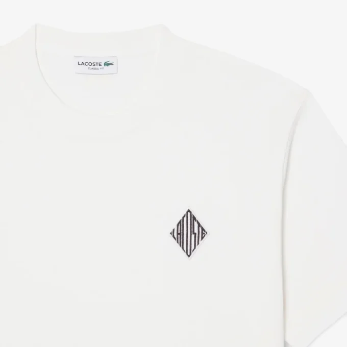 T-shirt coupe classique avec badge imposant