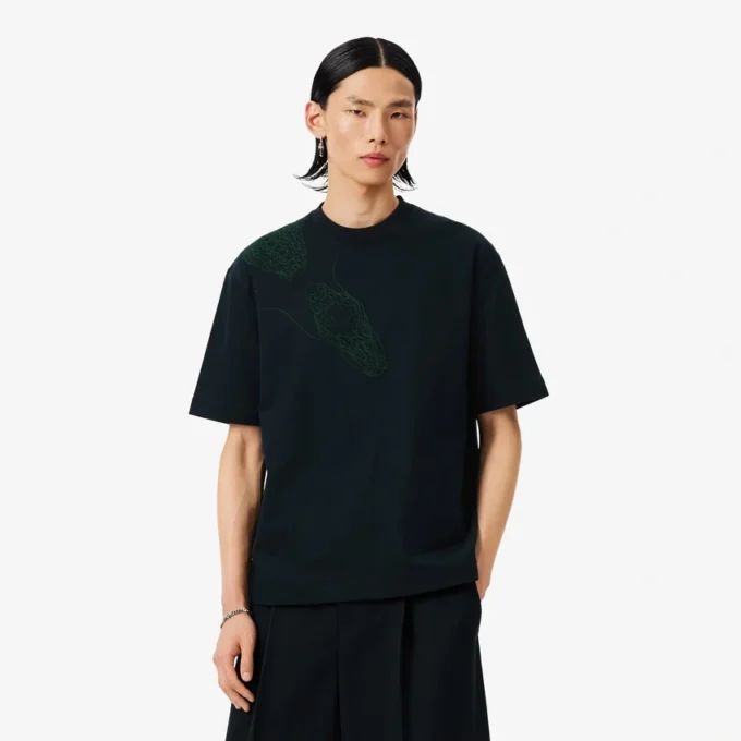 T-shirt Crocodile brodé Runway T-shirt Crocodile brodé Runway