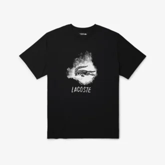 T-shirt Crocodile Sport pour homme, coupe large