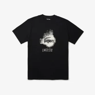 T-shirt de sport Crocodile pour homme, coupe longue
