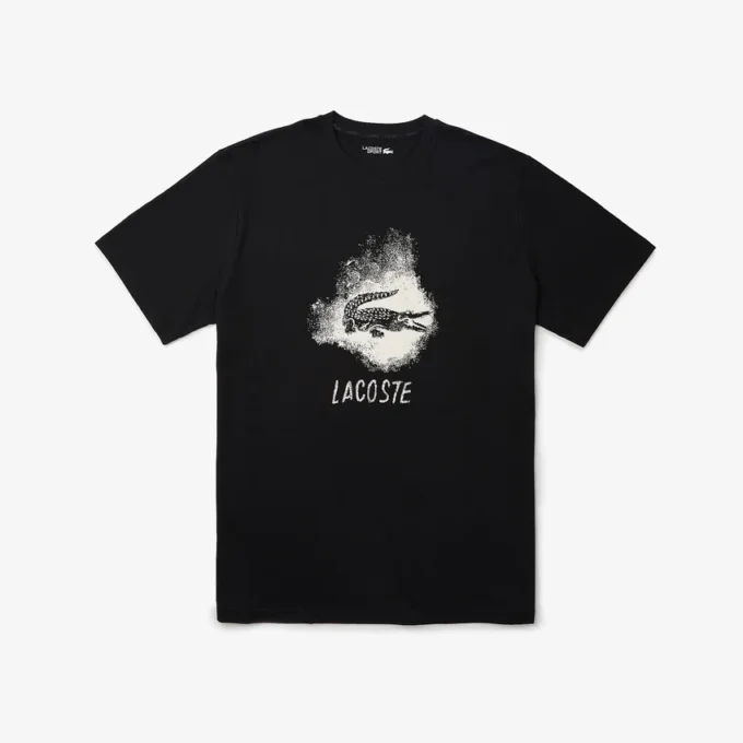 T-shirt de sport Crocodile pour homme, coupe longue T-shirt de sport Crocodile pour homme, coupe longue