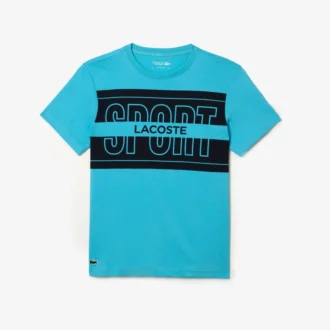 T-shirt de sport imprimé en coton pour homme