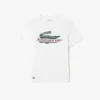 T-shirt de sport pour homme en coton biologique, coupe classique