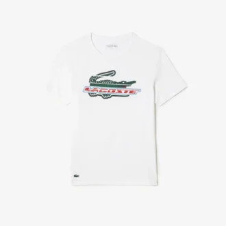 T-shirt de sport pour homme en coton biologique, coupe classique