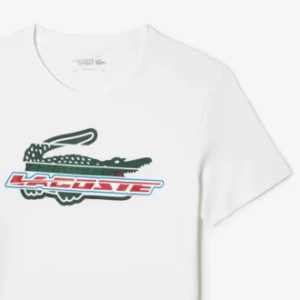 T-shirt de sport pour homme en coton biologique, coupe classique