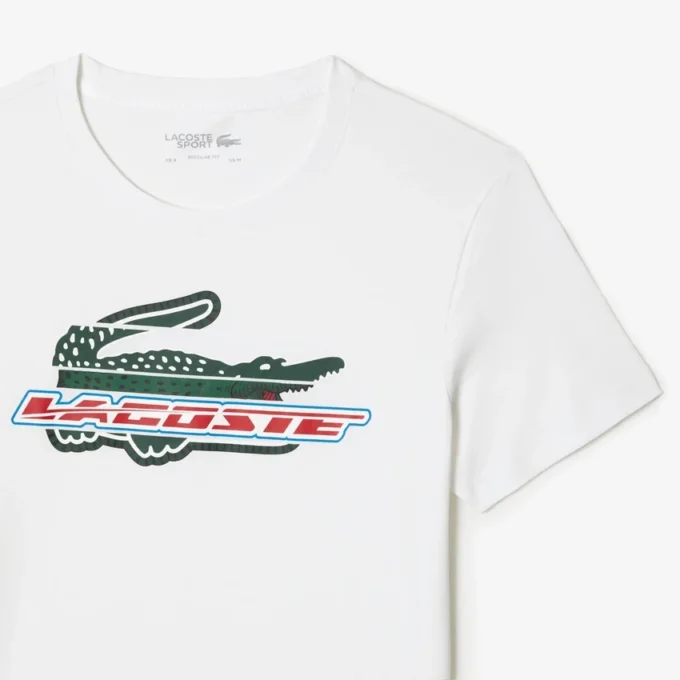 T-shirt de sport pour homme en coton biologique, coupe classique