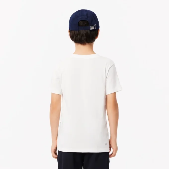 T-shirt de tennis technique en coton oversize pour enfant T-shirt de tennis technique en coton oversize pour enfant