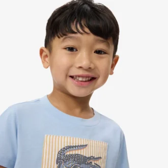 T-shirt en coton avec écusson