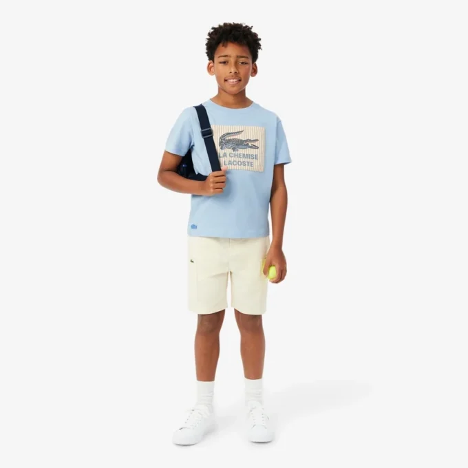 T-shirt en coton avec écusson T-shirt en coton avec écusson